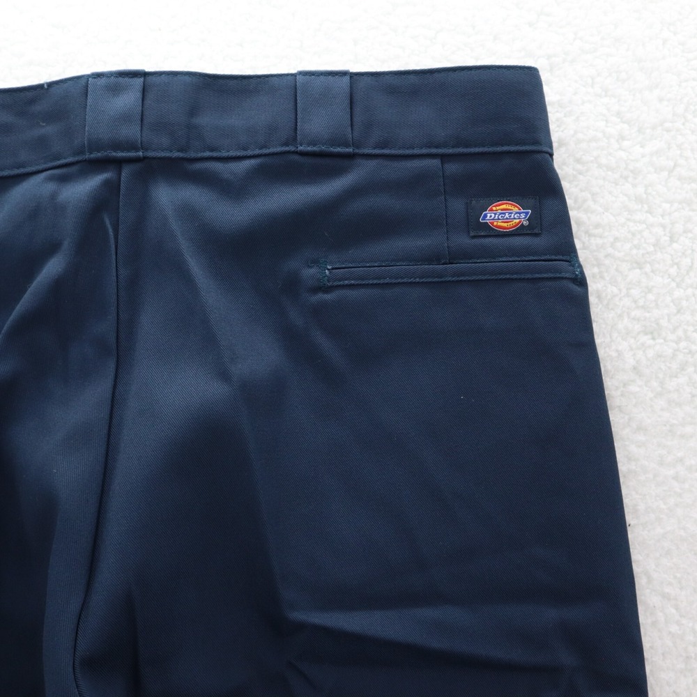 Dickies Pants Men's 40x30 Navy Blue 874 Original Work Straight Twill Workwear - Picture 9 of 14